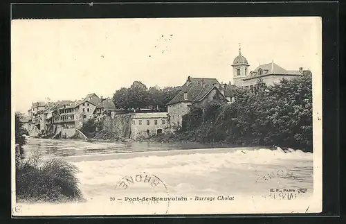 AK Pont-de-Beauvoisin, Barrage Cholat