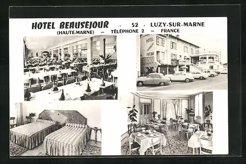 AK Luzy-sur-Marne, Hotel Beausejour