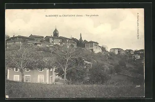 AK Saint-Bonnet-de-Chavagne, Vue générale