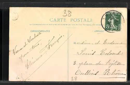 AK Saint-Bonnet-de-Chavagne, Vue générale