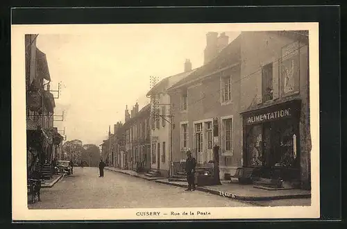 AK Cuisery, Rue de la Poste