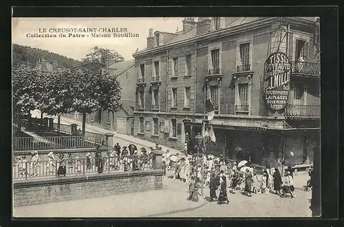 AK Le Creusot-Saint-Charles. Maison Boutillon, Ortspartie