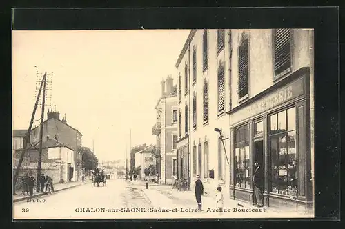 AK Chalon-sur-Saone, Avenue Boucicaut