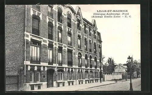 AK Lille-St-Maurice, Clinique Ambroise-Pare, Avenue Emile-Zola