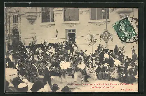 AK Roubaix, Exposition Internationale du Nord de la France 1911