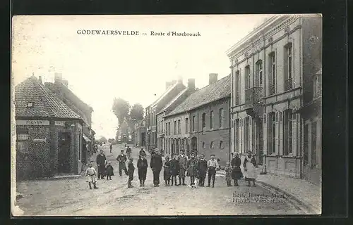 AK Godewaersvelde, Route d`Hazebrouck