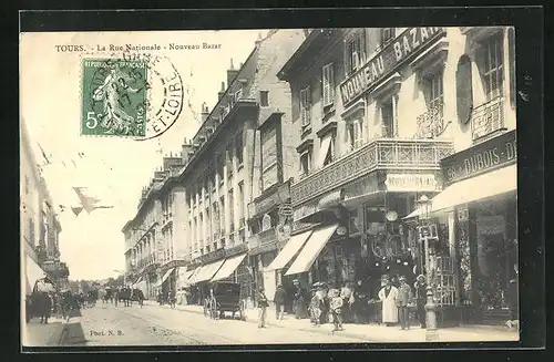 AK Tours, La Rue Nationale-Nouveau Bazar