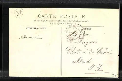 AK Hommes, Fricotin-Rendesvous de Chasse du Chateau de la Briche