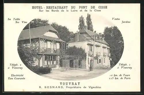 AK Vouvray, Hotel-Restaurant du Pont de Cisse