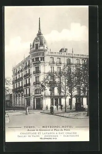 AK Tours, Métropol-Hotel, Avenue de Grammont et Place du Palais