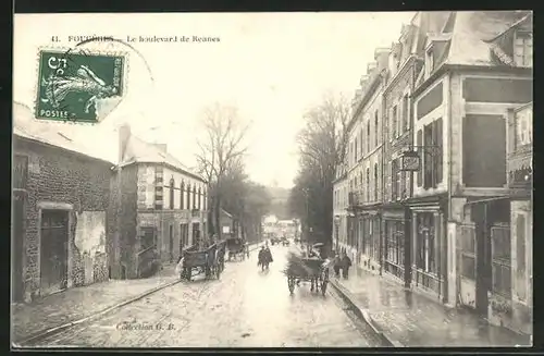 AK Fougeres, Le Boulevard de Rennes