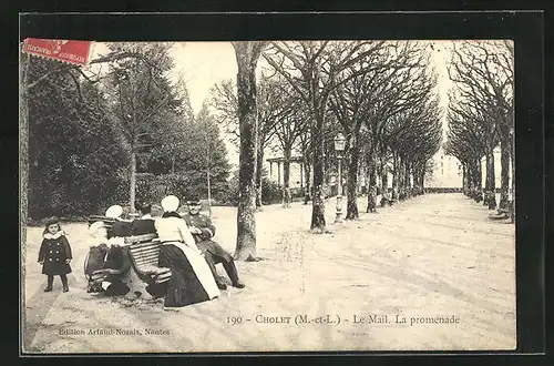 AK Cholet, Le Mail, La promenade