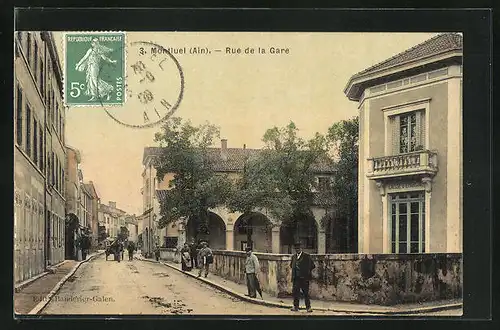 AK Montluel, Rue de la Gare