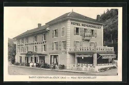 AK Saint-German-de-Joux, Ansicht vom Hôtel Reygrobellet