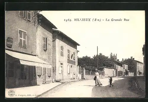AK Rillieux, La Grande Rue