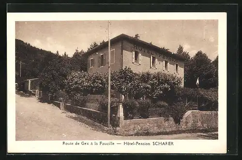 AK Col de la Faucille, Hôtel-Pension Scharer