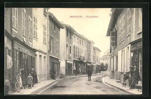 AK Montluel, Grande-Rue