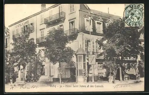 AK Vichy, Hotel Saint James et des Consuls