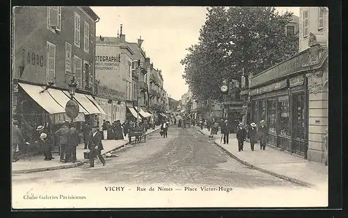 AK Vichy, Rue de Nimes, Place Victor-Hugo