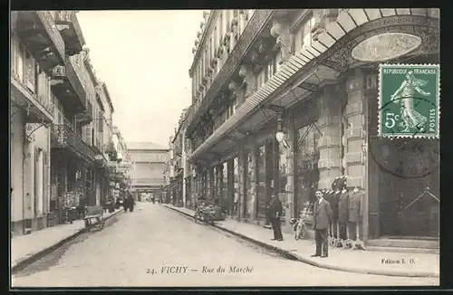 AK Vichy, Rue du Marché