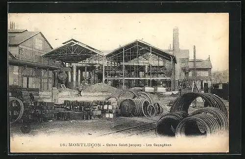 AK Montlucon, Usines Saint-Jacques, les Gazogénes