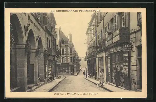 AK Moulins, Rue d`Allier, Strassenpartie