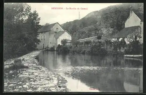 AK Hérisson, Le Moulin de Gateuil, Mühle