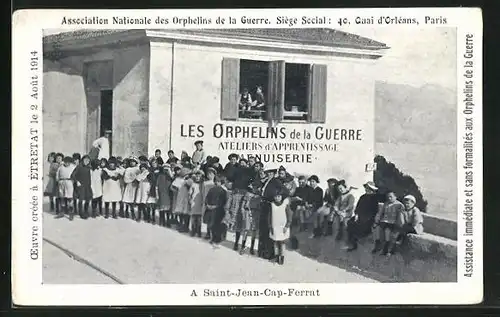 AK Saint-Jean-Cap-Ferrat, Association Nationale des Orphelins de la Guerre