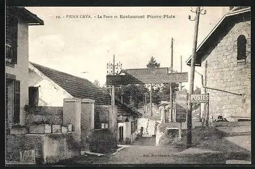 AK Peira-Cava, le Poste et Restaurant Pierre-Plate