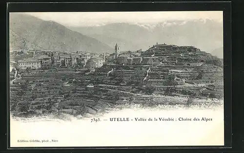 AK Utelle, Vallée de la Vésubie, Chaine des Alpes