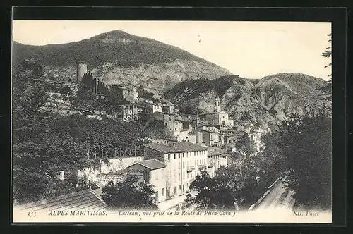 AK Lucèram, Vue prise de la Route de Peira-Cava