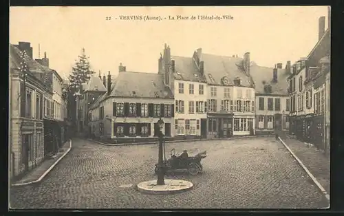 AK Vervins, La Place de l'hôtel-de-Ville