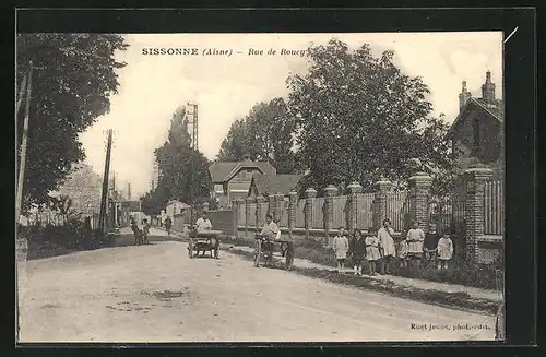 AK Sissonne, Rue de Roucy