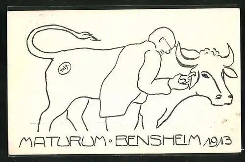 AK Bensheim, Maturum 1913