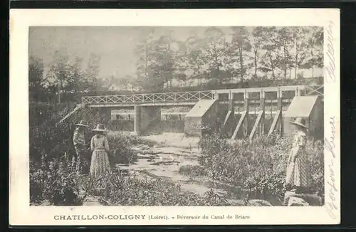 AK Chatillon-Coligny, Déversoir du Canal de Briare