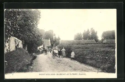 AK Montaillard-Mareau-aux-Pres, Une Rue