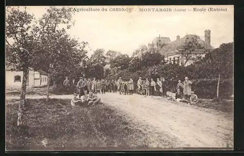 AK Montargis, Ecole d'Agriculture du Chesnoy, Entrée