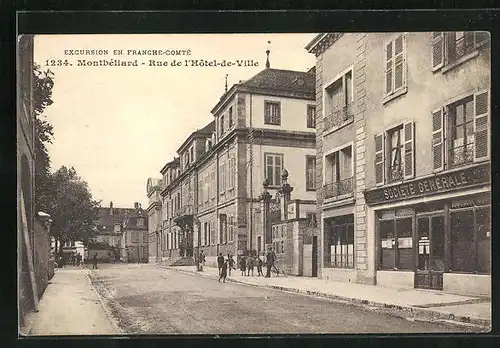 AK Montbéliard, Rue de l`Hôtel-de-Ville