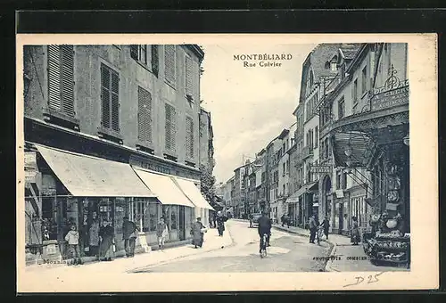 AK Montbéliard, Rue Cuivier