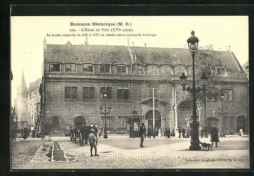 AK Besancon, L`Hôtel de Ville XVIe siècle