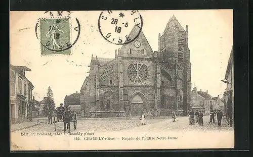 AK Chambly, Facade de l`Èglise Notre-Dame