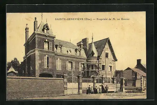 AK Sainte-Geneviéve, Propriété de M. de Bergue