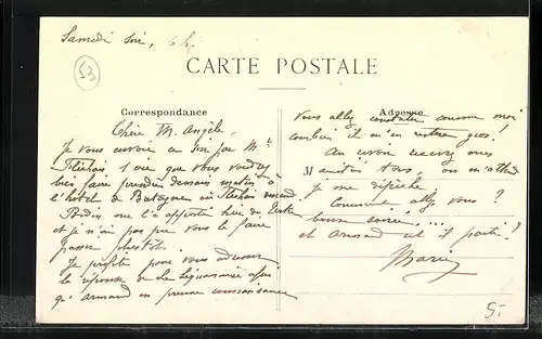 AK Laval, La Rue de la Paix, Strassenpartie