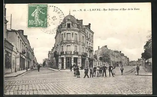 AK Laval, Rue Solférino et Rue de la Gare