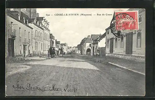 AK Cossé-le-Vivien, Rue de Craon