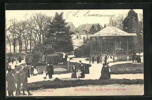 AK Mayenne, Jardin Public et Kiosque