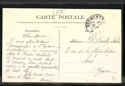 AK Vermenton, Le Grand Moulin, Effel de Neige