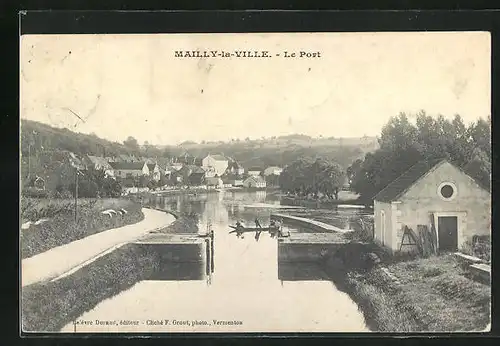 AK Mailly-la-Ville, Le Port