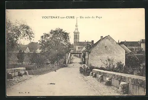 AK Voutenay-sur-Cure, Un coin du Pays