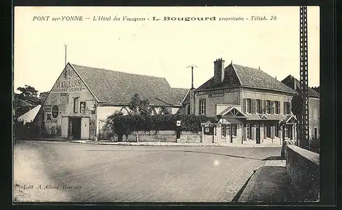 AK Pont-sur-Yonne, L`Hotel des Voyageurs